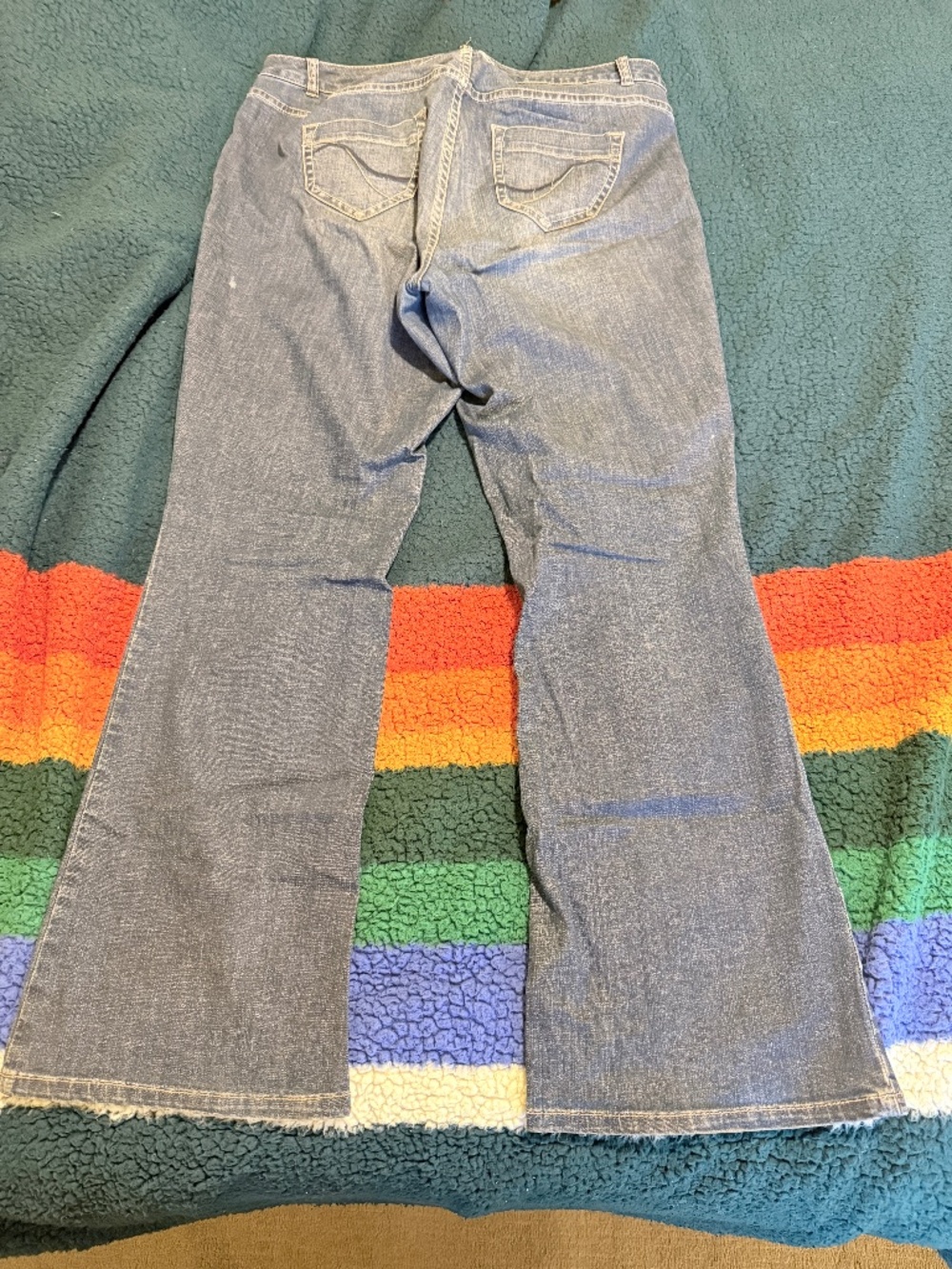Lane Bryant Genius Fit Bootcut Jeans Size 16 Regular Medium Wash Stretch